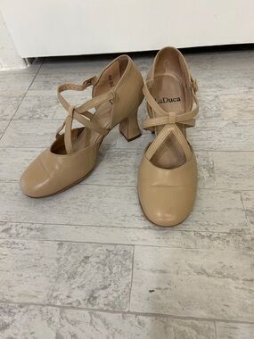 La Duca Alexis tan 3” heels